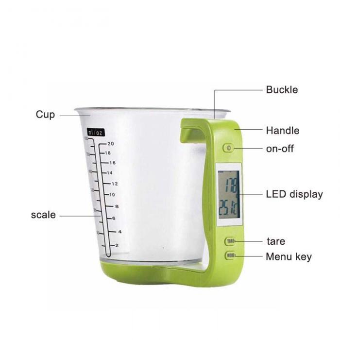 Kitchen Measuring Scale Cup - PIX GOODS