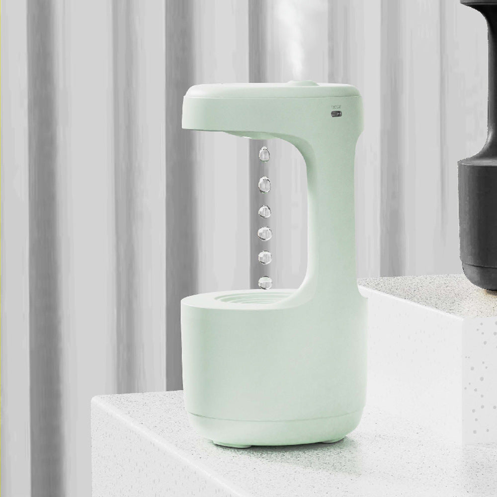 Water Drop Anti-Gravity Humidifier With Clock - PIX GOODS