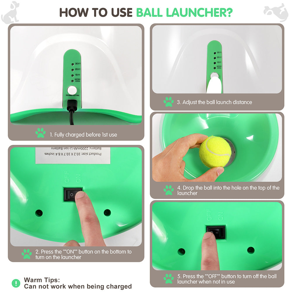 Automatic Tennis Launcher Toy - PIX GOODS