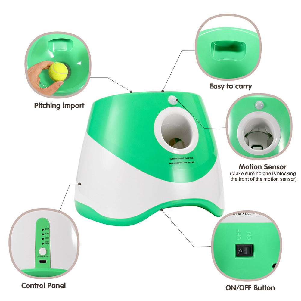 Automatic Tennis Launcher Toy - PIX GOODS