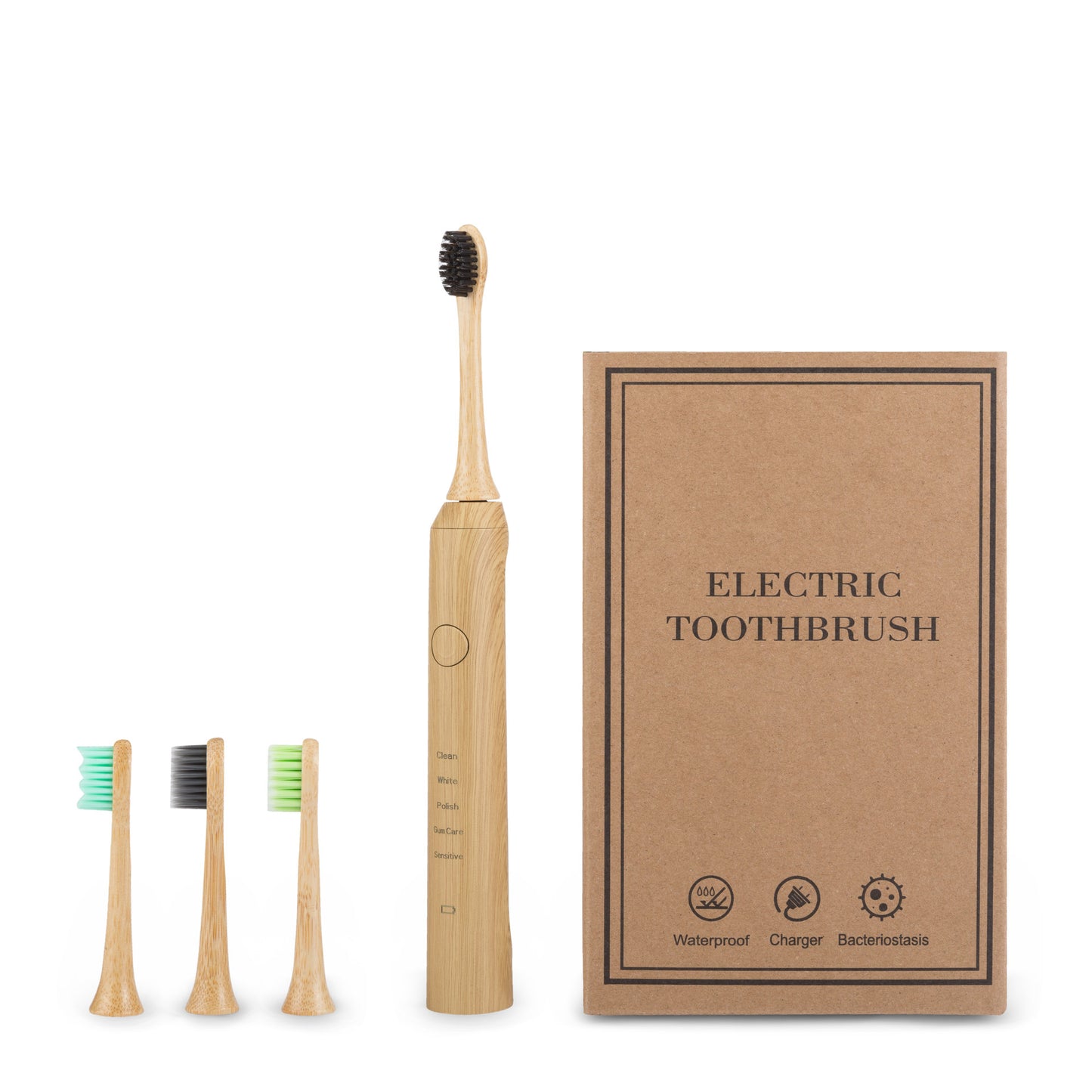 Bamboo Magnetic Levitation Environmentally Friendly Soft Bristled Electric Toothbrush
