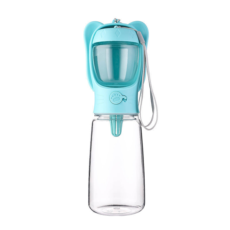 Portable Pet Water Bottle With Food Container - PIX GOODS