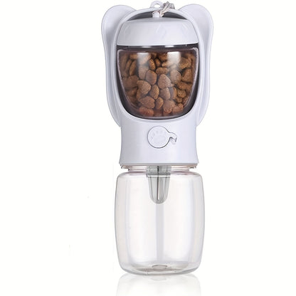 Portable Pet Water Bottle With Food Container - PIX GOODS