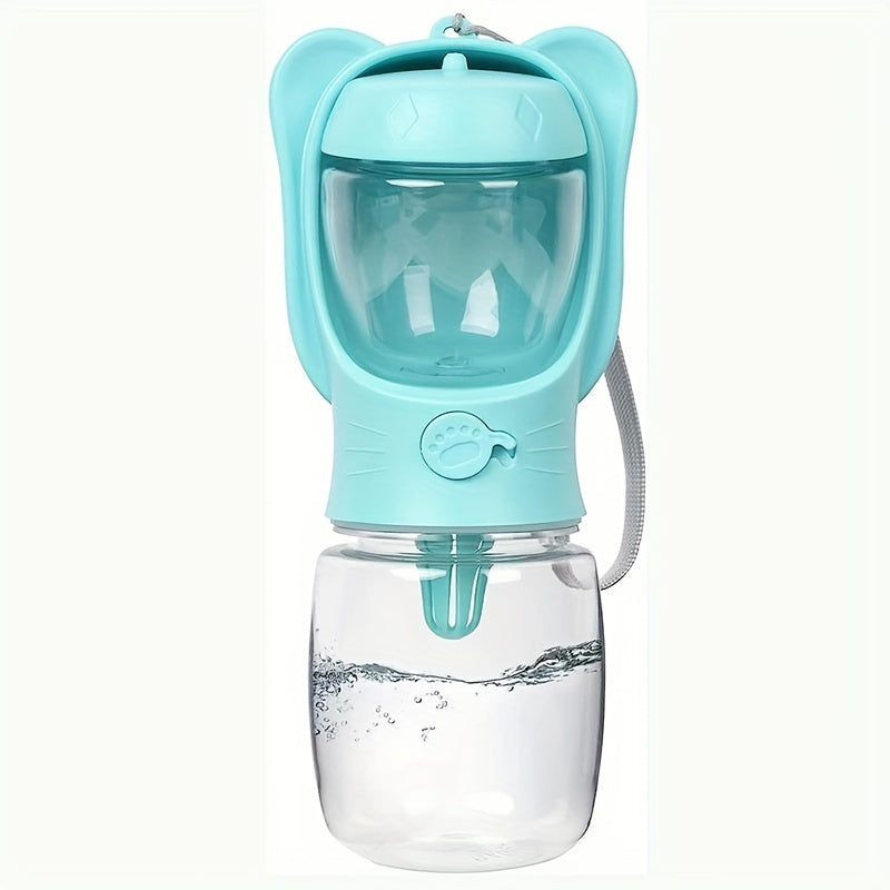 Portable Pet Water Bottle With Food Container - PIX GOODS