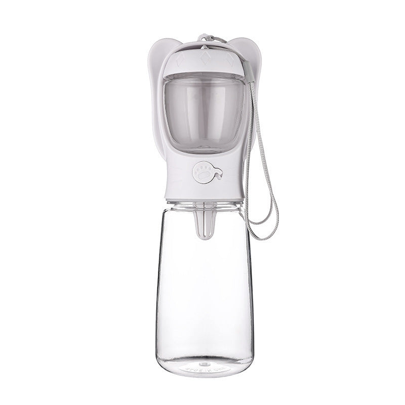 Portable Pet Water Bottle With Food Container - PIX GOODS