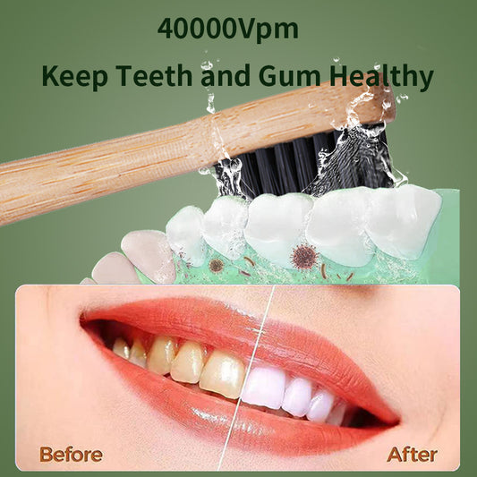 Suspended Electric Bamboo Toothbrush 5-gear Mode